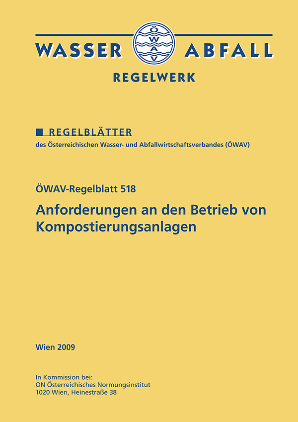 Cover ÖWAV-Regelblatt 518