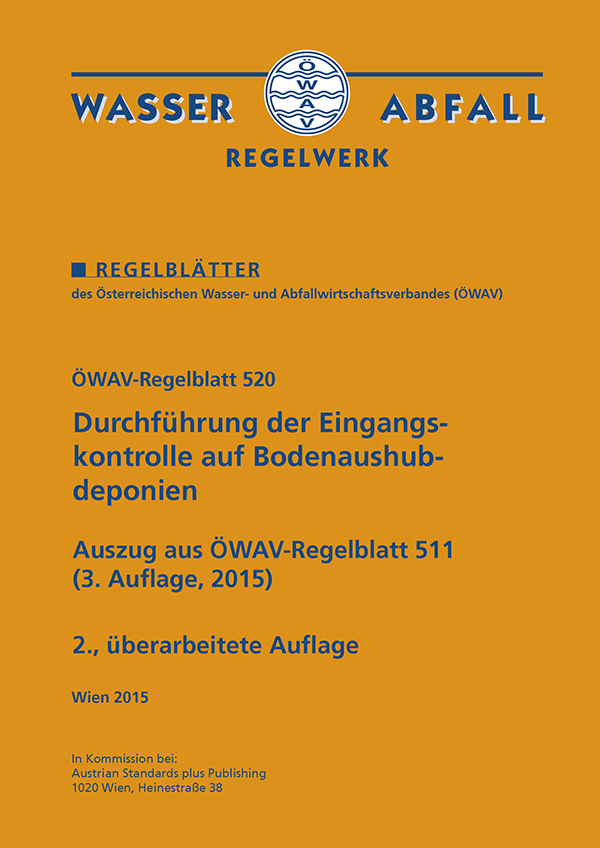 Cover ÖWAV-Regelblatt 520