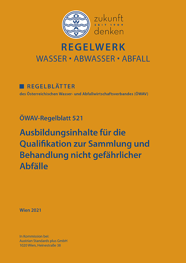 Cover ÖWAV-Regelblatt 521
