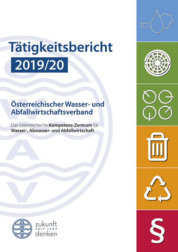 Cover ÖWAV-Tätigkeitsbericht 2019/2020