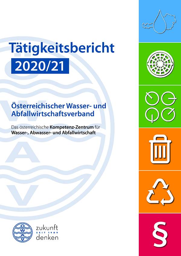 Cover ÖWAV-Tätigkeitsbericht 2020/2021