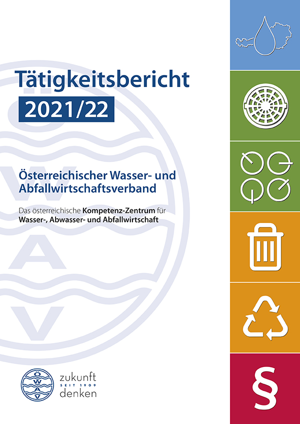 Cover ÖWAV-Tätigkeitsbericht 2021/2022