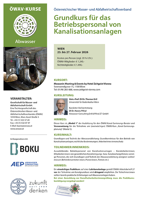 Cover Kursfolder Kanal-Grundkurs