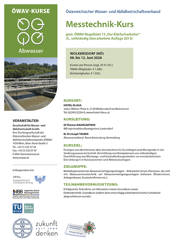 Cover Kursfolder Messtechnik-Kurs